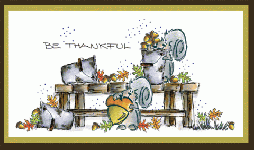 Squirrel Bench Card