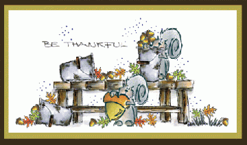 Squirrel Bench Card