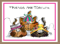 3 Dressed Cats Card