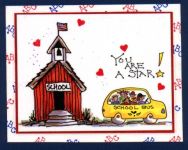 School Bus Card