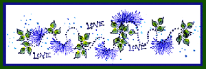Pine Needles Flower Border