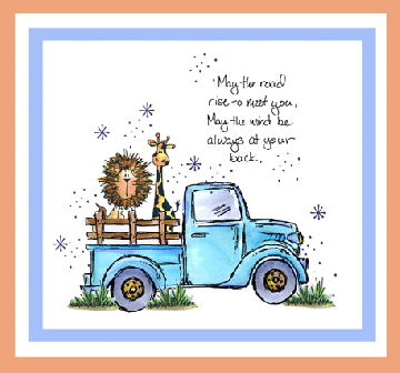 Animal Truck Card
