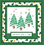 Bold Christmas Tree Card