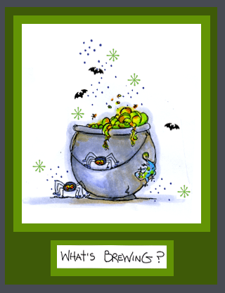 What's Brewing Cauldron Card