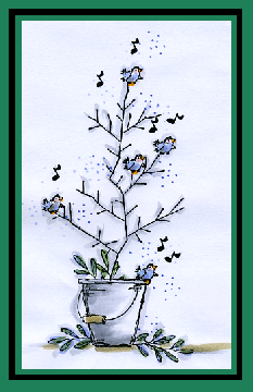Chickadee Tree For All Seasons Card