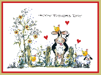 Cow Father's Day Card