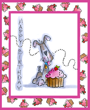 Cupcake Puppy Card