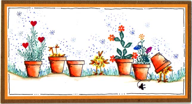 Potted Plants Card