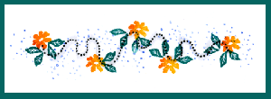 Flower Dot Row Card