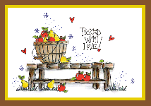 Wooden Bench Card