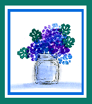Geranium Jar Card