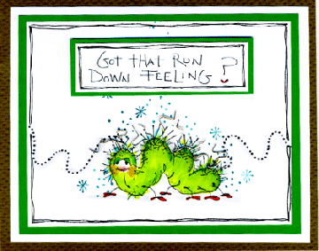 Hairy Bug Card