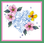 Card, Butterfly Design Heart