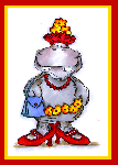 Lady Hippo Critter Card