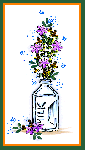 Milk Bottle Eucalyptus Card