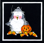 Mummy Penguin Card