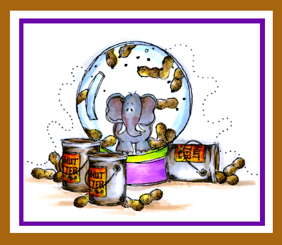 A Peanut Globe Card