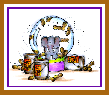 A Peanut Globe Card