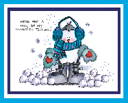 Snow Penguin Card