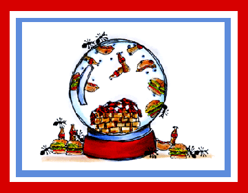 A Picnic Snow Globe
