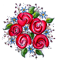 R-65-HK Lg. Rose Bouquet