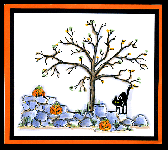 Rock Pile Tree Card