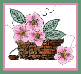 Rose Basket Card