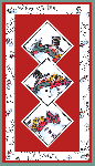 Snow Couple Squares Card