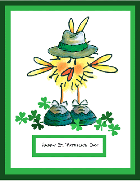 St. Patty's Dorky Bird Card