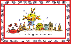 Swim Trunk Dorky Bird Card