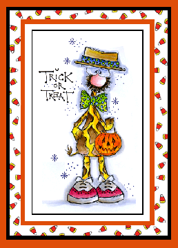 Trick or Treat Giraffe Card