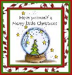 Tree Snow Globe Card