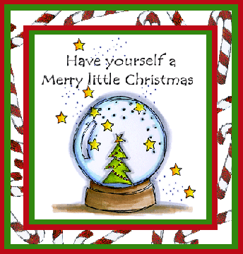 Tree Snow Globe Card