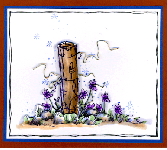 Wire Fence Card